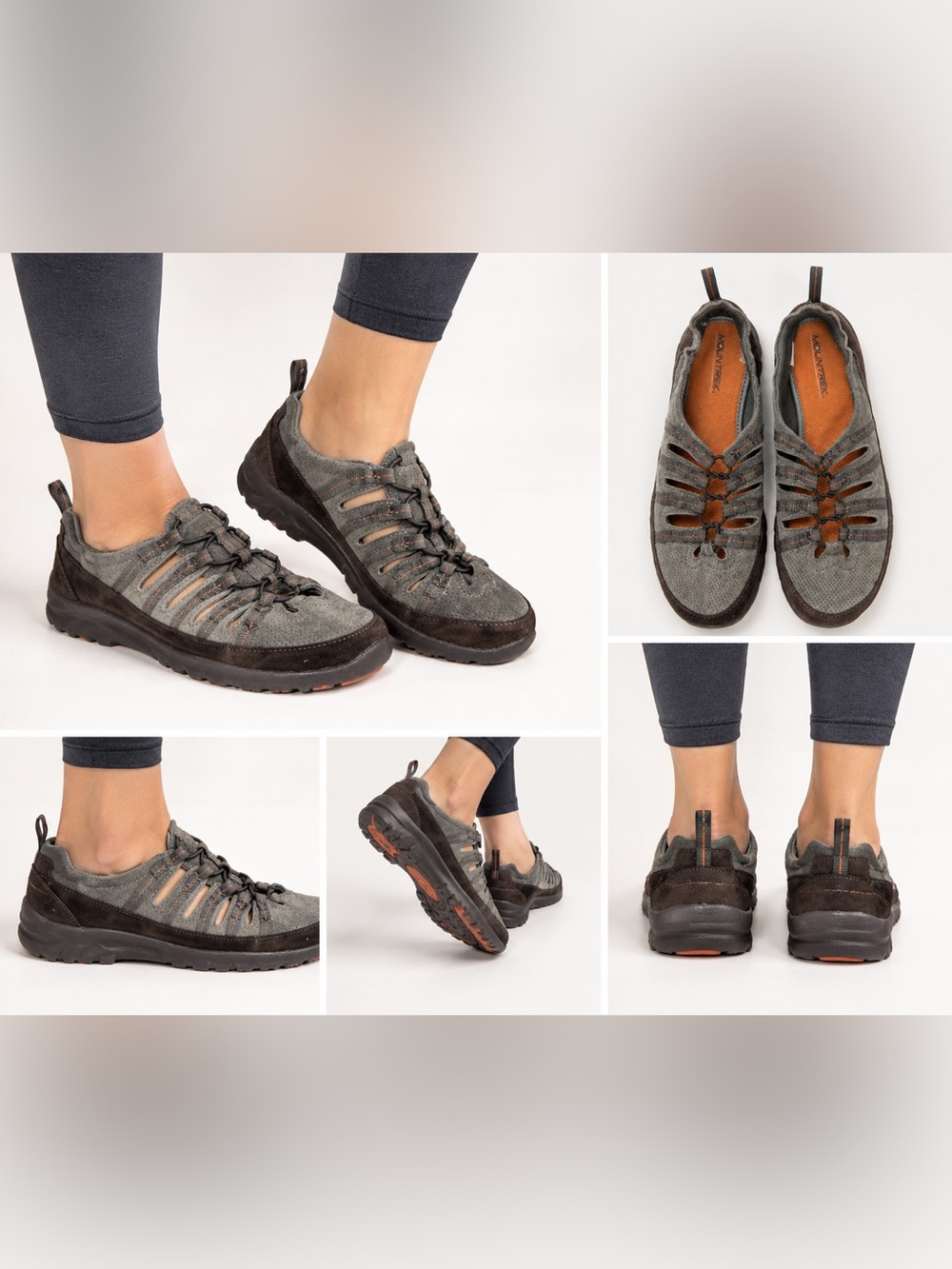 Mountrek Jasmine Spa Suede Leather Hiking Water Shoes Women’s 9M